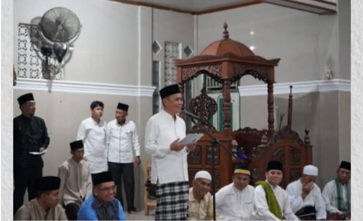 Wabup H. Ardani Perdana Safari Ramadhan 1446 H/2025 Bersama Masyarakat Desa Sungai Pinang I Kec. Sungai Pinang