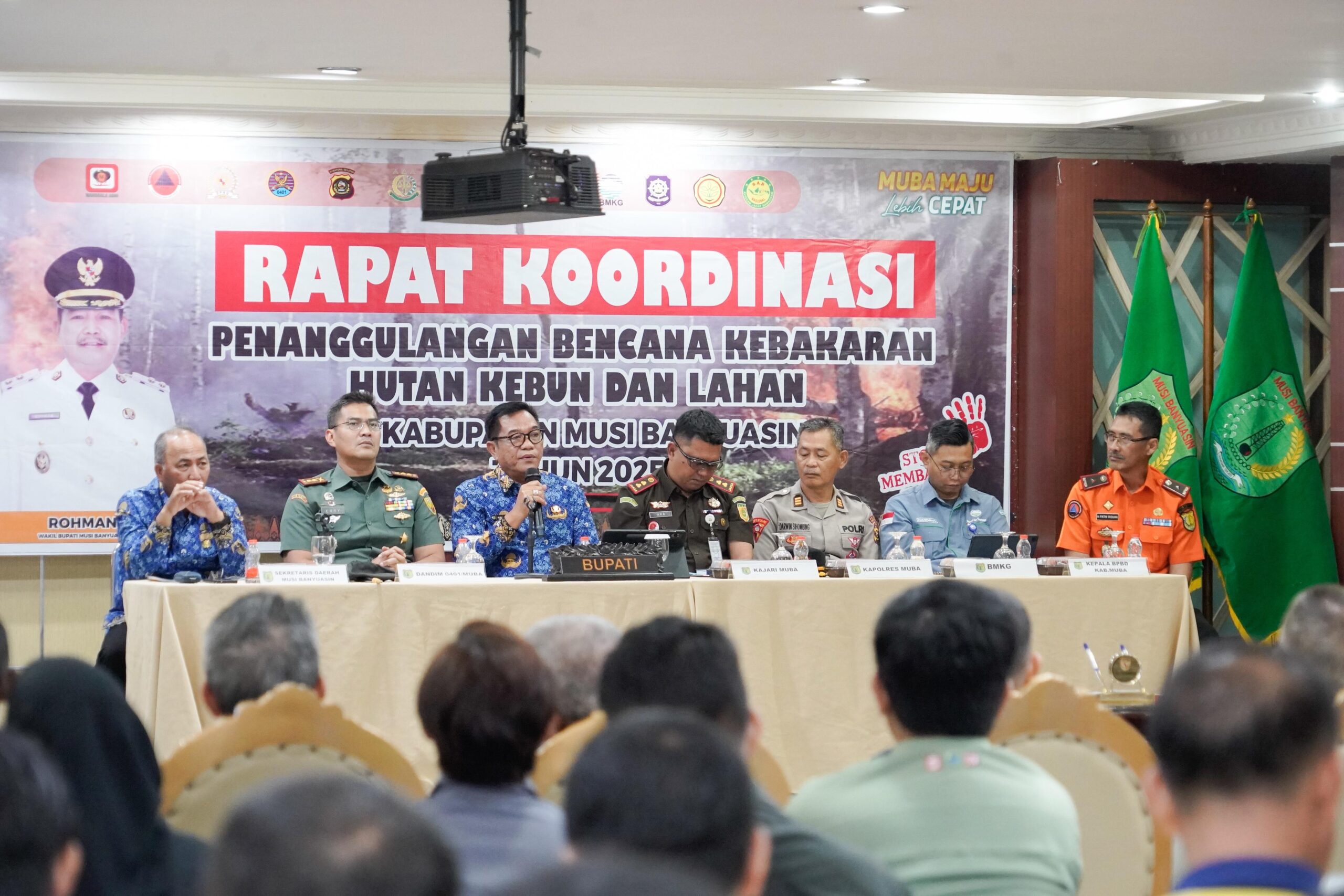 Pemkab Muba Gelar Rakor Penanggulangan Karhutbunlah 2025, Bupati Minta Perusahaan Siaga Penuh